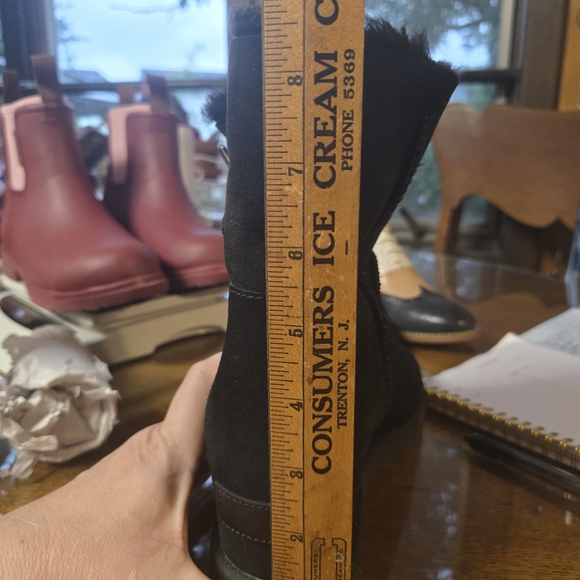 UGG Black Winter Boots with Suede Exterior - Picture 2 of 13